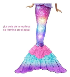 Imagen de Muñeca Barbie Dreamtopia Twinkle Lights Mermaid - mattel
