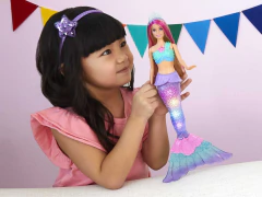 Muñeca Barbie Dreamtopia Twinkle Lights Mermaid - mattel - Juguetería Pekita's