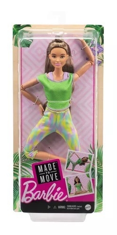 Muñeca Barbie yoga made to move - mattel - tienda online