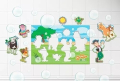 La Granja De Zenón Rompecabezas De Baño 7 Piezas Con Base - comprar online