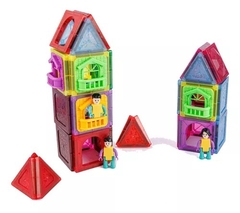 Imagen de Bloques De Construcción Magnéticos Magnet Blocks 61 Piezas