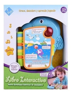 Libro Interactivo Bilingüe Inglés Y Español - El Duende Azul - comprar online