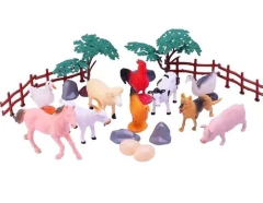 Animales De La Granja Dia De Campo 22 Piezas en internet