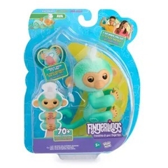 Fingerlings Monito Interactivo ava verde agua