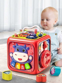 Caja de cubos de actividades 6 en 1 Activity Cube Box - comprar online
