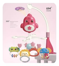 Móvil cunero Musical Bird Rosa en internet