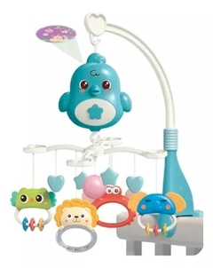 Móvil cunero Musical Bird Azul - comprar online