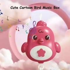 Móvil cunero Musical Bird Rosa - comprar online