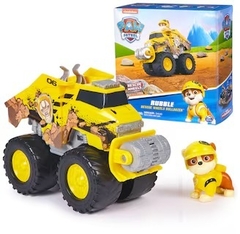 Paw Patrol Rescue Wheels Rubble's Bulldozer Con Figura en internet