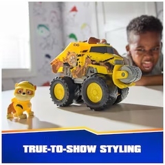Paw Patrol Rescue Wheels Rubble's Bulldozer Con Figura - comprar online
