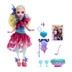 Imagen de Muñeca Monster High Lagoona Blue con vestido de fiesta Monster Ball y accesorios - mattel