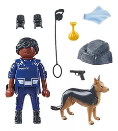 Policía con Perro rastreador - playmobil en internet