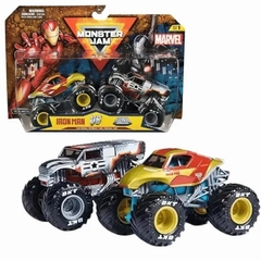 Monster Jam 1:64 Marvel 2 Pack - Iron Man vs. Máquina de Guerra en internet