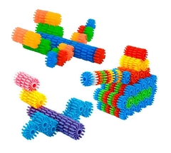 Juego de encastre Plakt 84 piezas - lionels - comprar online