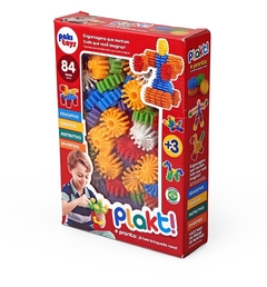 Juego de encastre Plakt 84 piezas - lionels - Juguetería Pekita's