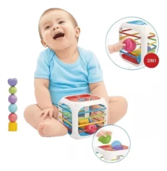 Cubo Clasificador Bandas Elásticas shape sorting box en internet