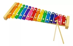 Xilofón Arcoiris 15 Notas Infantil Madera en internet