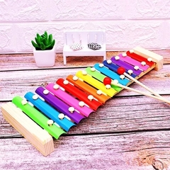 Xilofón Arcoiris 15 Notas Infantil Madera - comprar online