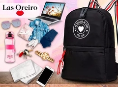 Mochila Las Oreiro Original rosa o negra 17" - tienda online