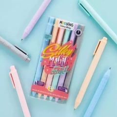 Coloring Lapicera x6 Pastel Retractil Silky Magic - Mooving - Juguetería Pekita's