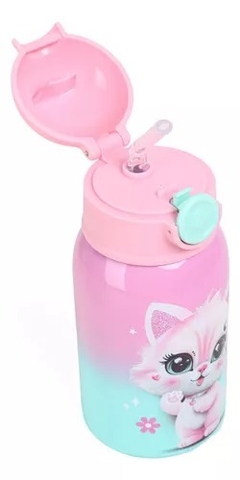 Botella Térmica Con Estuche De 450ml Color Rosa - Chimola - Juguetería Pekita's