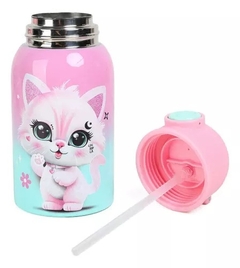 Botella Térmica Con Estuche De 450ml Color Rosa - Chimola en internet