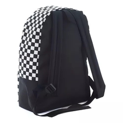 Mochila Espalda 16" Cuadros blanca y negra - Wabro en internet
