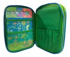Cartuchera 2 Pisos Game On Color Verde/azul - Cresko - tienda online