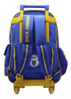 Mochila Carrito 18" Boca Juniors - Cresko en internet