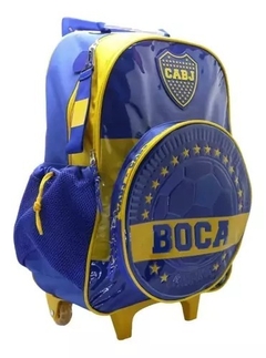 Mochila Carrito 18" Boca Juniors - Cresko - Juguetería Pekita's