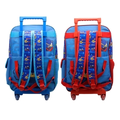 Mochila Escolar Sonic 18" Carrito Rueditas - Cresko en internet