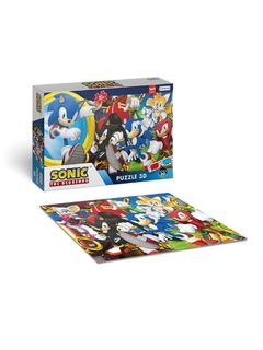 PUZZLE ROMPECABEZAS PUZZLE 3D 60 PIEZAS C/ ANTEOJOS DE SONIC THE HEDGEHOG - TAPIMOVIL en internet