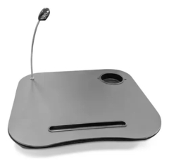 Mesa De Cama Bandeja Porta Notebook tablet Con Luz Almohadón - Juguetería Pekita's