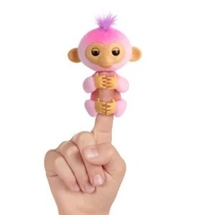 Muñeca Fingerlings Monito Interactivo Harmony Shine rosa - Juguetería Pekita's