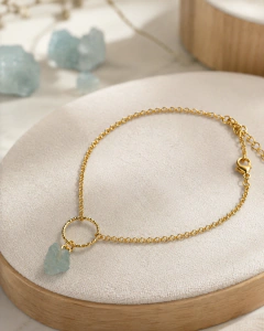 Pulseira de Água Marinha