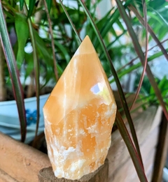 Calcita amarela - pedra de ponta - comprar online