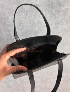 Bolsa Couro - Barganhei Brechó