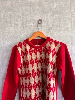 Suéter Vermelho (PP e P) - Barganhei Brechó