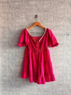 Vestido Rosa (XGG) - Barganhei Brechó
