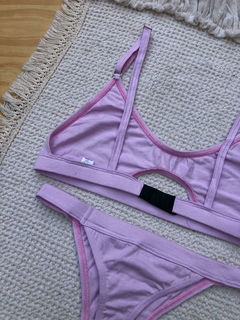 SET REBECA ALGODON - LILA - comprar online