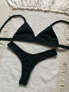 SET AMPARO ALGODON - NEGRO