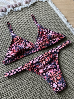 SET JUANITA MICROFIBRA - SAVAGE BLACK