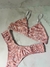 SET CASSIA MICROFIBRA LEN102 - SILUETAS PINK - JAVINA | shop mayorista
