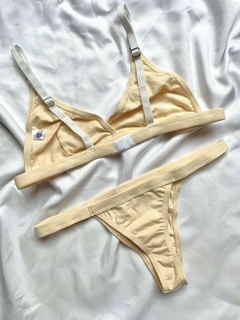 SET JUANITA ALGODON LEN105 - VAINILLA - tienda online