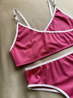 SET NICOLE MORLEY LYCRA LEN111 - FUCSIA en internet