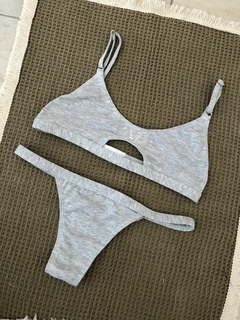 SET REBECA ALGODON - GRIS - JAVINA | shop mayorista