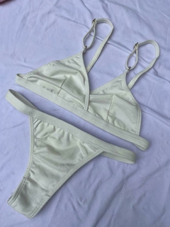 SET JUANITA ALGODON - HUESO