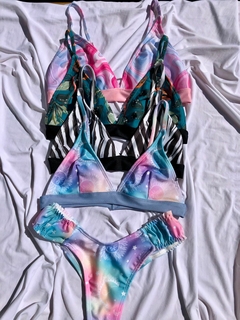 P. x6 BIKINIS - VALENTINA ESTAMPADAS - JAVINA | shop mayorista