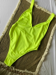 ENTERIZA MAITE LISA - AMARILLO FLUO - comprar online