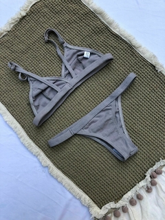 SET JUANITA ALGODON - GRIS CENIZA - comprar online